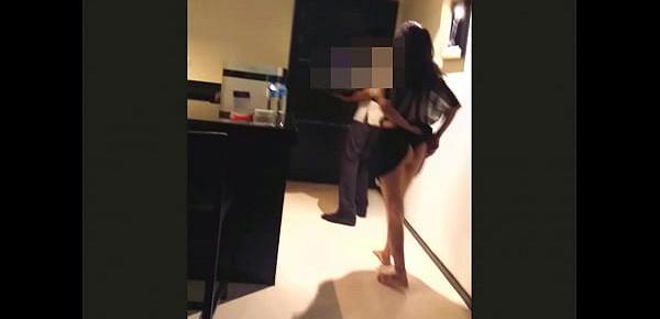  Pankhuri doing exhibition when room service guy came